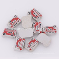 Cute Red Bus alliage de zinc flottant locket charmes, charles en gros